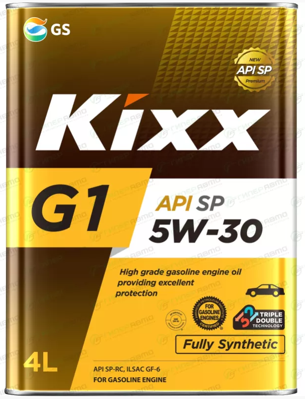 5w30 масло мотор синт 4л KIXX G1 SP API, SP-RC, ILSAC GF-6A